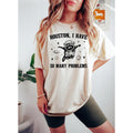 Houston I Have So Many Problems Funny Raccoon Space - Adult & Kids T-Shirts, Sweatshirts & Hoodies apparel design preview 1