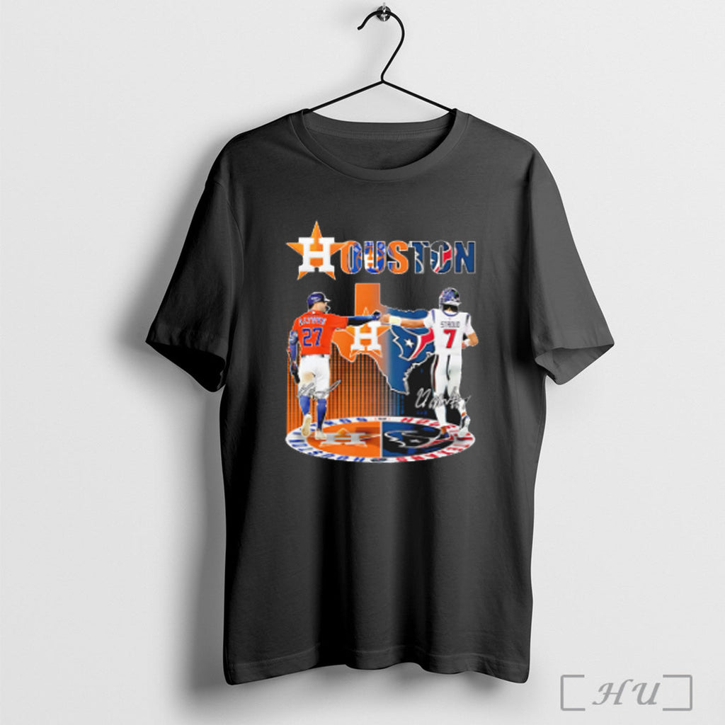 Houston Jose Altuve And C J Stroud - Adult & Kids T-Shirts, Sweatshirts & Hoodies apparel design preview 1
