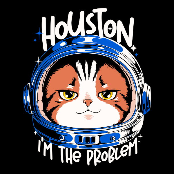 Houston Mood Problem - Adult & Kids T-Shirts, Sweatshirts & Hoodies apparel design preview 1
