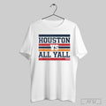 Houston Vs All Yall Fish Bayou City Retro - Adult & Kids T-Shirts, Sweatshirts & Hoodies apparel design preview 1