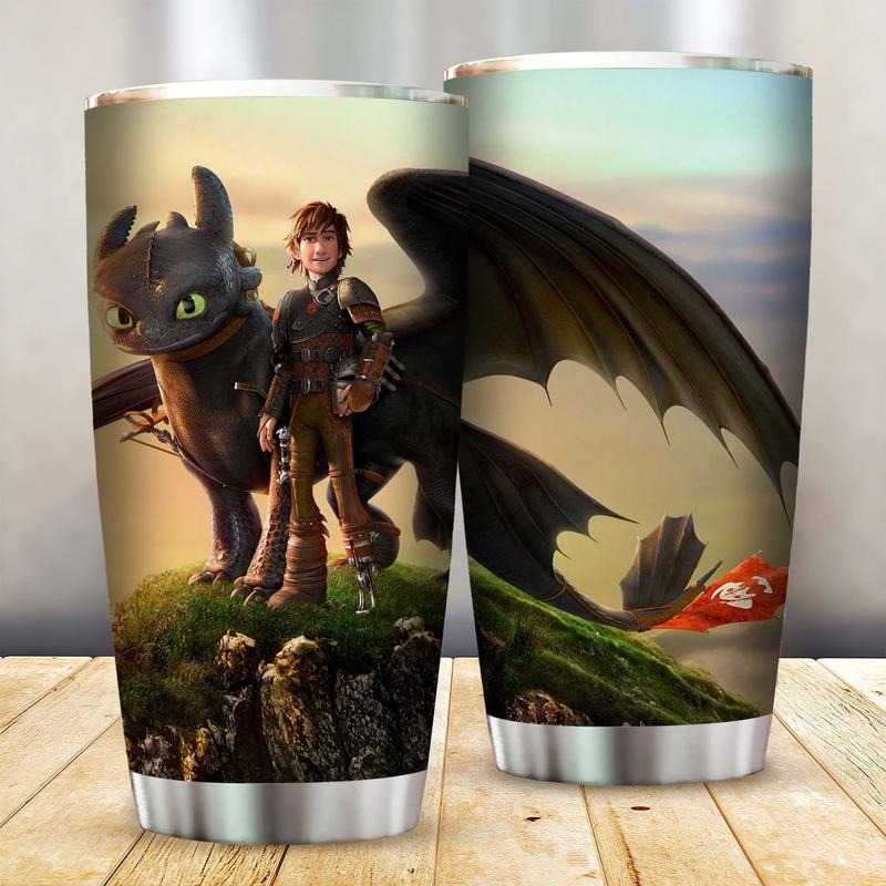 How Train Your Dragon Hidden World Tumbler 20oz 30oz - Adult & Kids T-Shirts, Sweatshirts & Hoodies apparel design preview 1