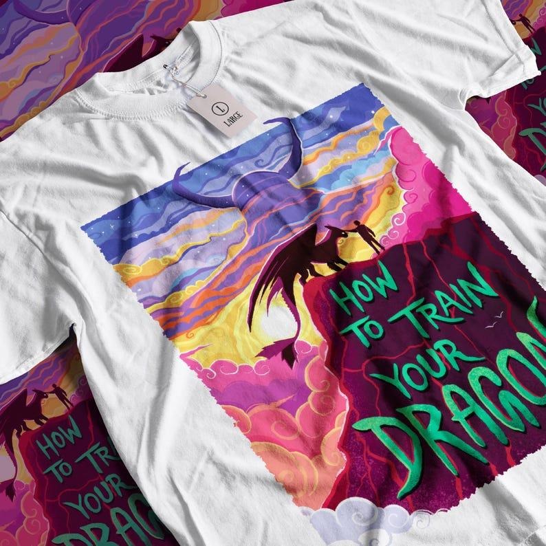 How Train Your Dragon Animation Movie Streetwear - Adult & Kids T-Shirts, Sweatshirts & Hoodies apparel design preview 1