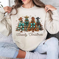 Howdy Tree Western Retro Coquette Bow Cowboy Cowgirl - Adult & Kids T-Shirts, Sweatshirts & Hoodies apparel design preview 1