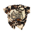 Howdy Fall Cow Bleached - Adult & Kids T-Shirts, Sweatshirts & Hoodies apparel design preview 1
