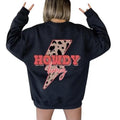 Howdy Honey Straightening Bolt Lightning Leopard - Adult & Kids T-Shirts, Sweatshirts & Hoodies apparel design preview 1