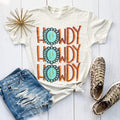 Howdy Turquoise - Adult & Kids T-Shirts, Sweatshirts & Hoodies apparel design preview 1