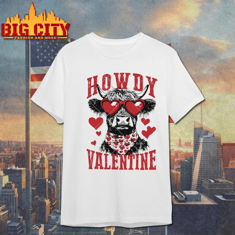 Howdy Valentine - Adult & Kids T-Shirts, Sweatshirts & Hoodies apparel design preview 1