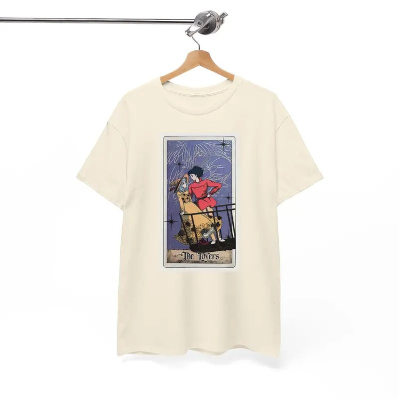 Howl Sophie Tarot Card Howls Moving Castle Calcifer - Adult & Kids T-Shirts, Sweatshirts & Hoodies apparel design preview 1