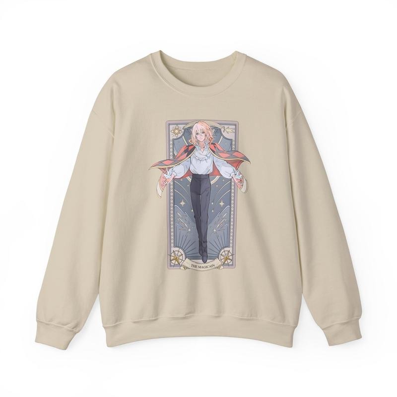 Howl Pendragon Tarot Card Howl'S Moving Castle Sophie - Adult & Kids T-Shirts, Sweatshirts & Hoodies apparel design preview 1
