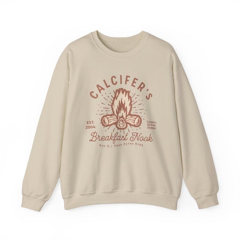 Howl'S Moving Castle Calcifer May All Bacon Burn Howl - Adult & Kids T-Shirts, Sweatshirts & Hoodies apparel design preview 1