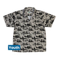 Haunted Graveyard Dark Youth Hawaiian - Adult & Kids T-Shirts, Sweatshirts & Hoodies apparel design preview 1
