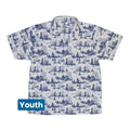 Haunted Graveyard Light Youth Hawaiian - Adult & Kids T-Shirts, Sweatshirts & Hoodies apparel design preview 1