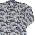 Haunted Graveyard Light Button Up - Adult & Kids T-Shirts, Sweatshirts & Hoodies apparel design preview 1
