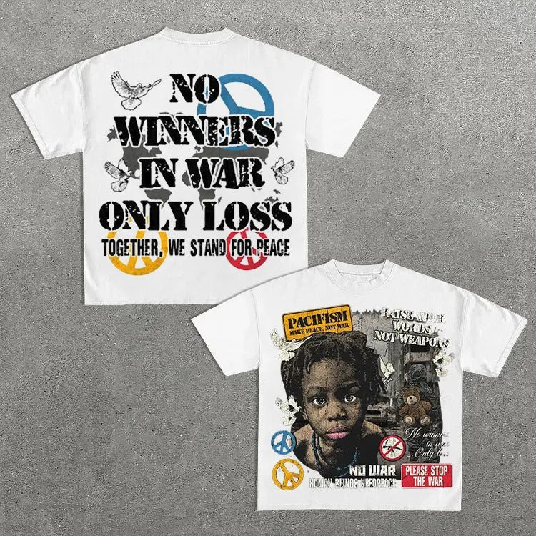 Human Beings Need Peace Not War. Vintage Graphics - Adult & Kids T-Shirts, Sweatshirts & Hoodies apparel design preview 1