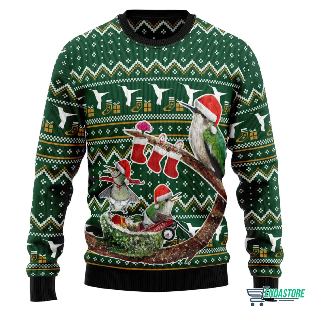 Hummingbird Family Xmas 3D Ugly Christmas Sweater - Holiday Gift product image