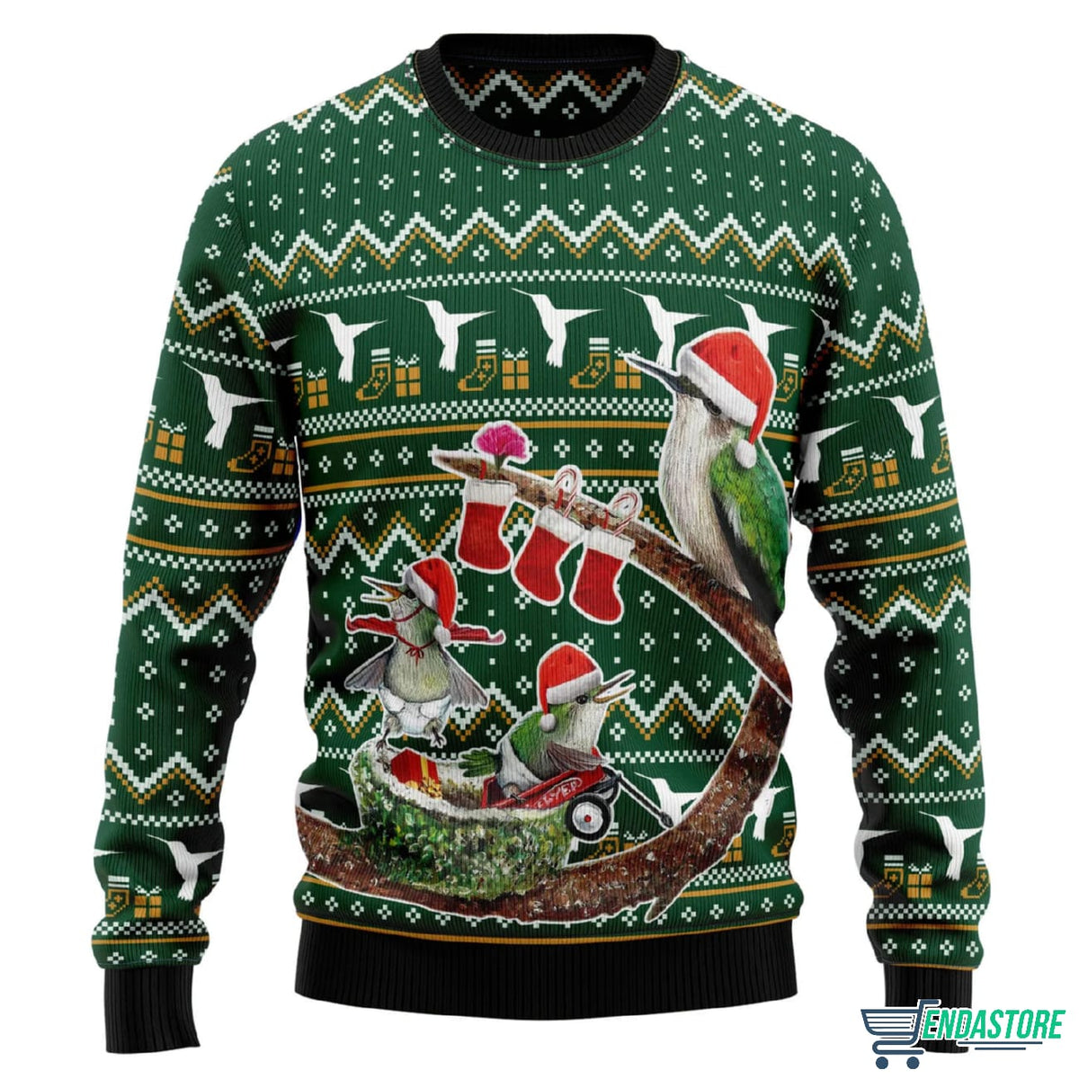 Hummingbird Family Xmas 3D Ugly Christmas Sweater - Holiday Gift product image