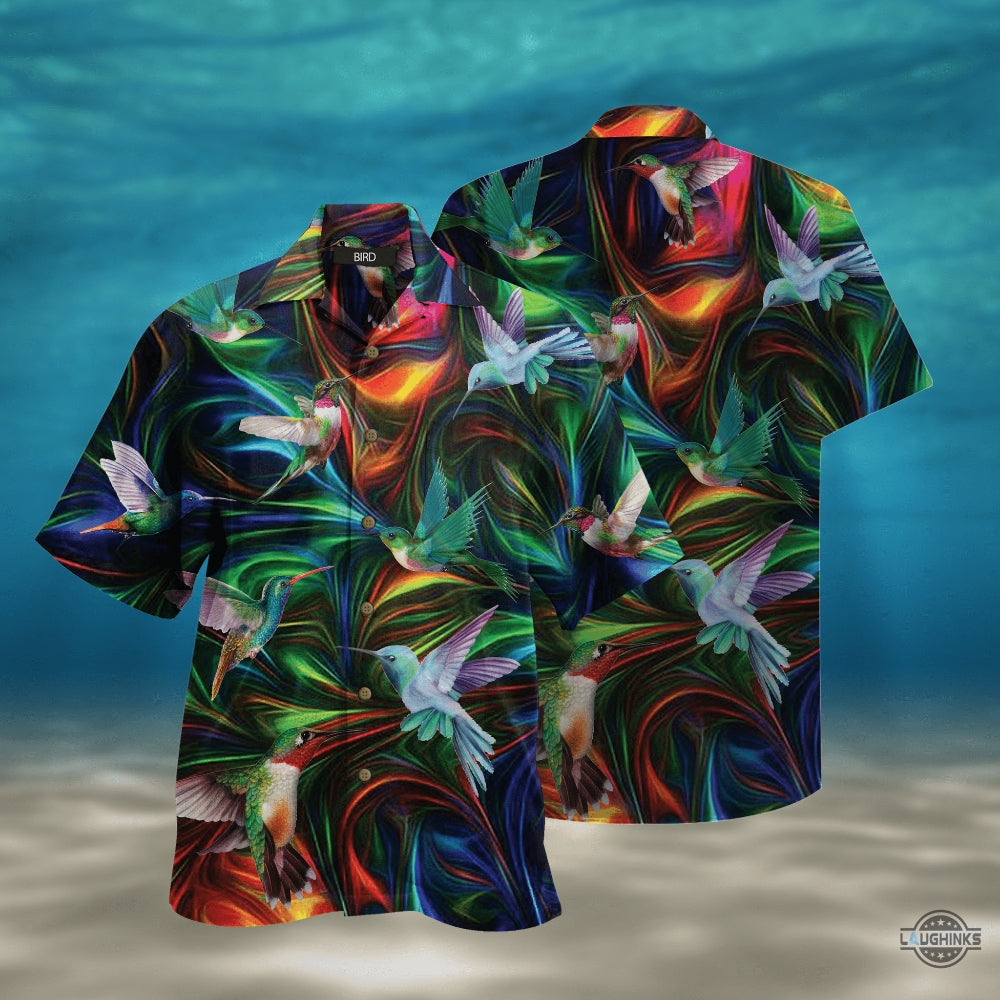 Hummingbird Fantasy Hawaiian Aloha Summer Beach - Adult & Kids T-Shirts, Sweatshirts & Hoodies apparel design preview 1
