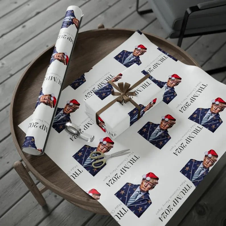 Humorous Trump Wrap Colorful Presidential Themed - Adult & Kids T-Shirts, Sweatshirts & Hoodies apparel design preview 1
