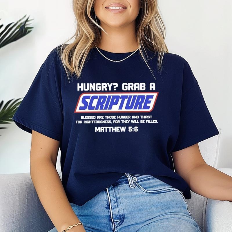 Hungry Grab Scripture Christian Cotton Casual Street - Adult & Kids T-Shirts, Sweatshirts & Hoodies apparel design preview 1