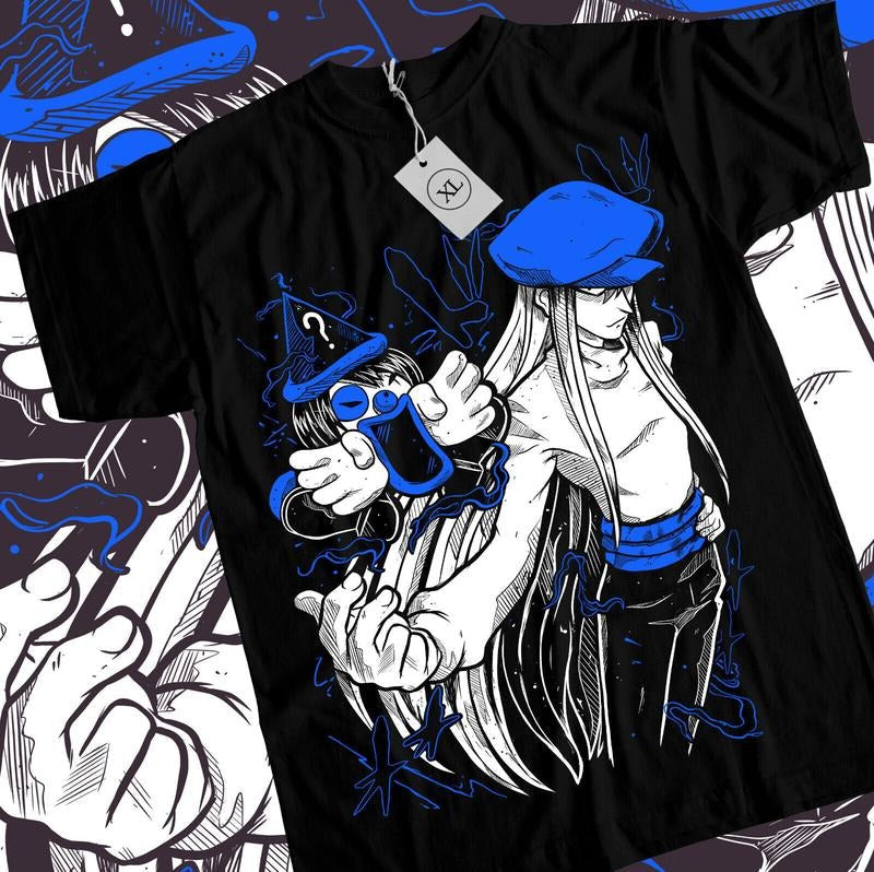 Hunter X Kite S 4XL Anime Manga HxH Black All Size - Adult & Kids T-Shirts, Sweatshirts & Hoodies apparel design preview 1