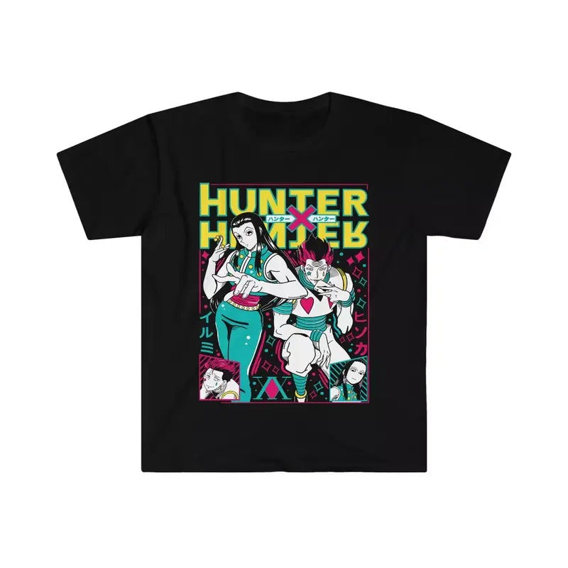 Hunter X Gon Killua Hisoka Anime Manga Soft - Adult & Kids T-Shirts, Sweatshirts & Hoodies apparel design preview 1