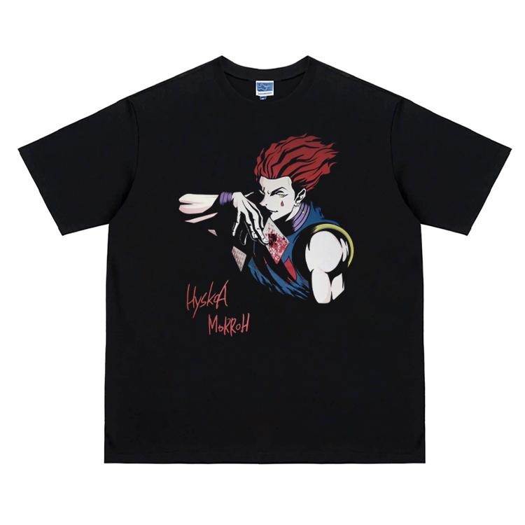 Hunter X "Hisoka" Vintage Anime 100% Cotton Original - Adult & Kids T-Shirts, Sweatshirts & Hoodies apparel design preview 1