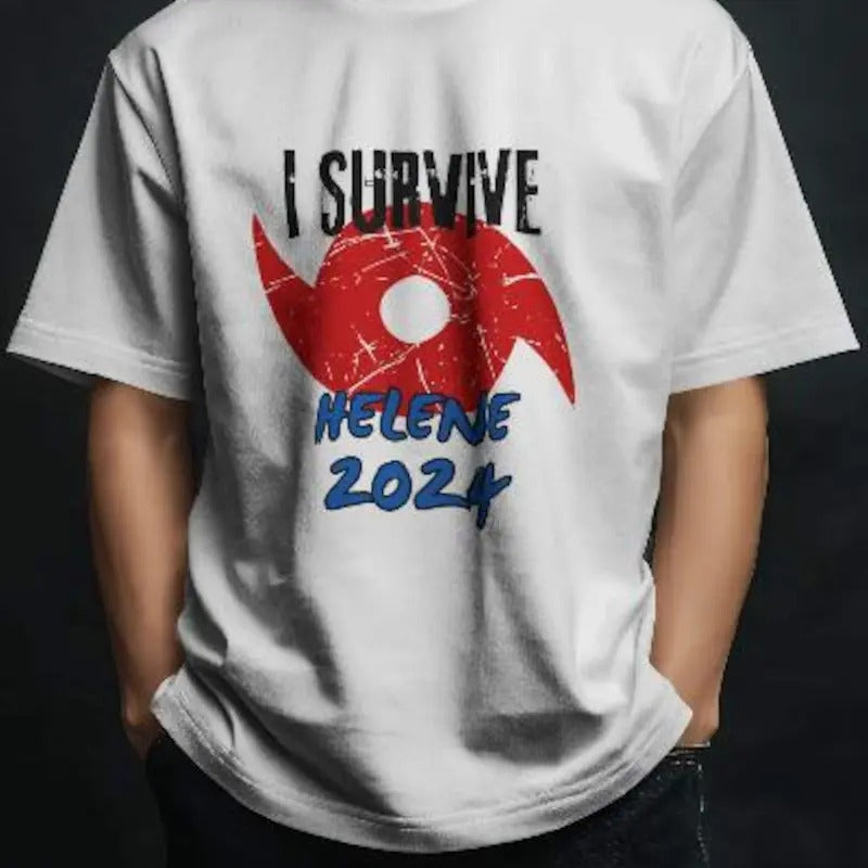 Hurricane Helene Support Relief Disaster Survivor - Adult & Kids T-Shirts, Sweatshirts & Hoodies apparel design preview 1