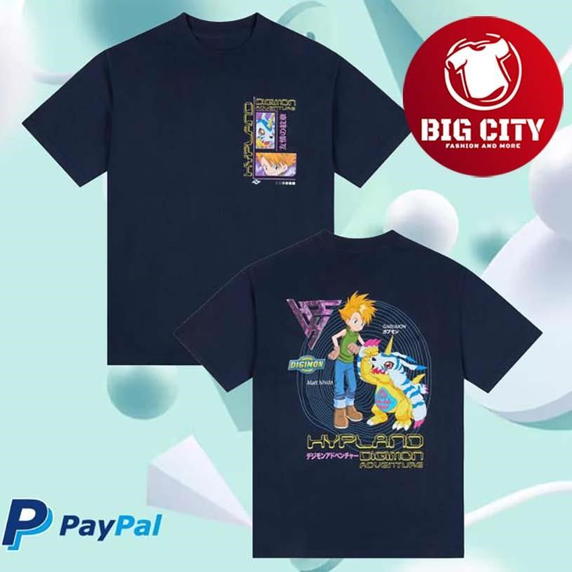 Hypland Digimon Matt Two Sided - Adult & Kids T-Shirts, Sweatshirts & Hoodies apparel design preview 1