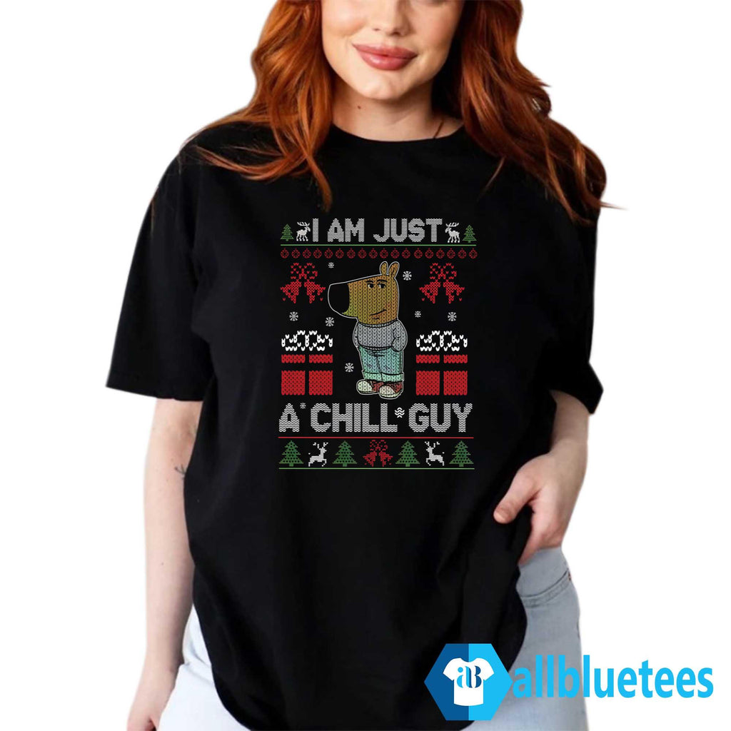 I Am Just A Chill Guy Christmas Sweater - Holiday Gift product image 4
