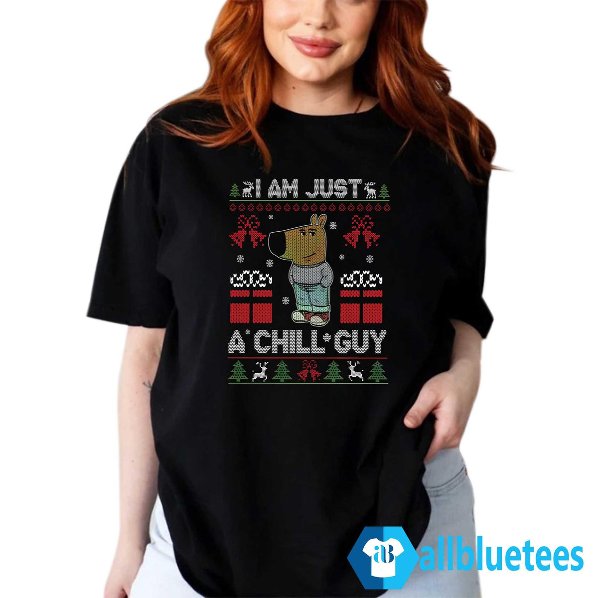 I Am Just A Chill Guy Christmas Sweater - Holiday Gift product image 4