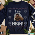 I Am Nigh Dwight Belsnickel Christmas Sweater - Holiday Gift product image