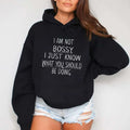 I Am Not Bossy Just Know What You Should Be Doing - Adult & Kids T-Shirts, Sweatshirts & Hoodies apparel design preview 1