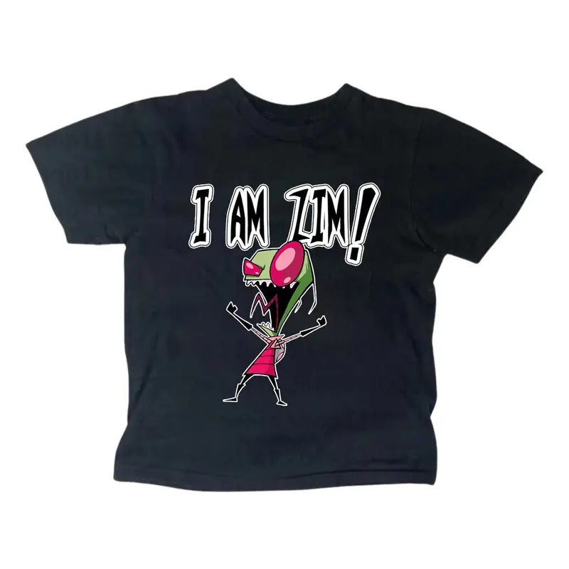 I Am Zim Baby Y2K Streetwear Gothic Emo Girl Top - Adult & Kids T-Shirts, Sweatshirts & Hoodies apparel design preview 1