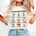 I Can Do Hard Things Book Lover Still Read Children'S - Adult & Kids T-Shirts, Sweatshirts & Hoodies apparel design preview 1
