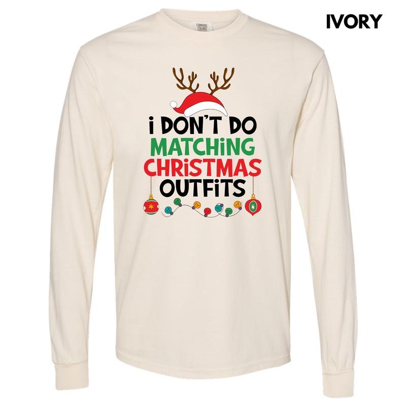 I Don'T Do Matching Comfort Colors 'NLB' - Adult & Kids T-Shirts, Sweatshirts & Hoodies apparel design preview 1