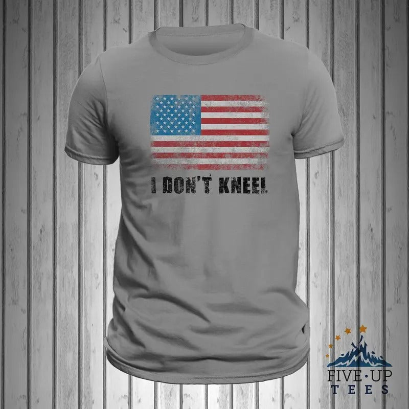 I Don'T Kneel American Pride Patriotic Casual Classic - Adult & Kids T-Shirts, Sweatshirts & Hoodies apparel design preview 1