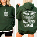 I Don'T Ride My Own Bike But Do Biker Girl Casual - Adult & Kids T-Shirts, Sweatshirts & Hoodies apparel design preview 1