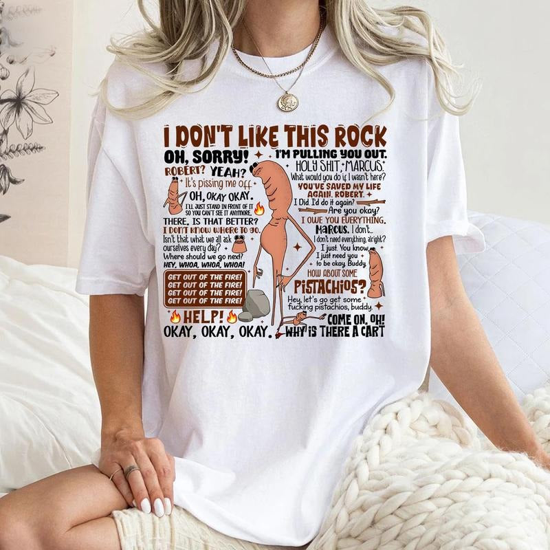 I Dont Like This Rock Funny Marcus Robert Quote Short - Adult & Kids T-Shirts, Sweatshirts & Hoodies apparel design preview 1