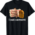 I Eat Cement Funny Cursed Chicken Nugget Meme - Adult & Kids T-Shirts, Sweatshirts & Hoodies apparel design preview 1