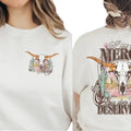 I Got No Mercy Dirty Cute Cowgirl Country Music - Adult & Kids T-Shirts, Sweatshirts & Hoodies apparel design preview 1