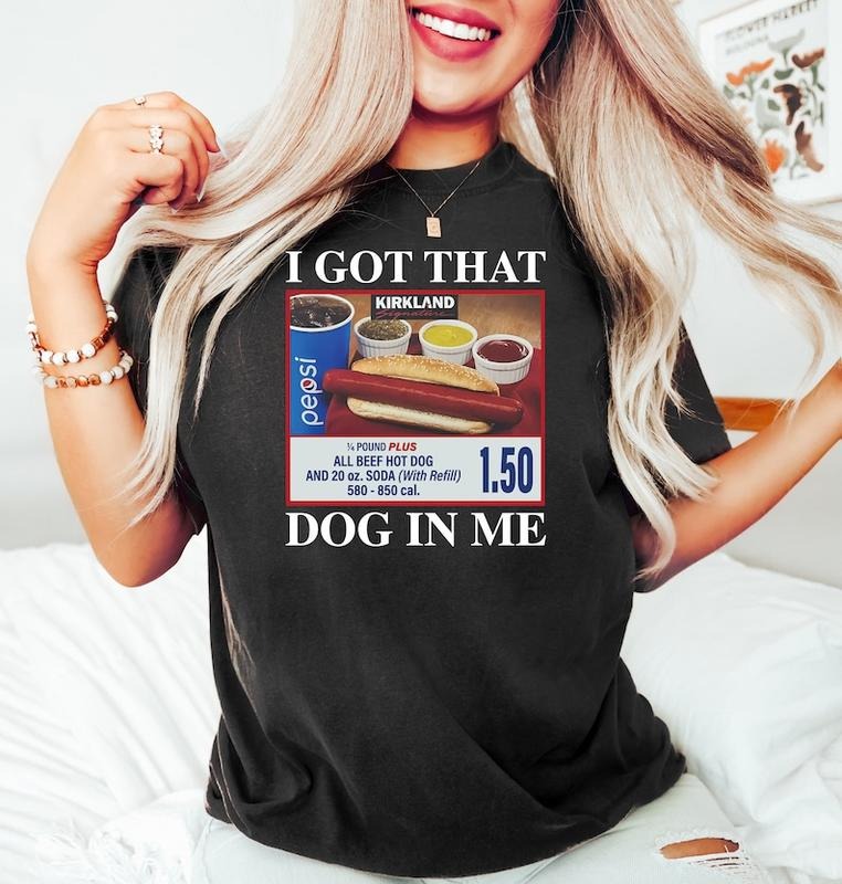 I Got That Dog Me Hotdog Meme Funny Hot Lover Classic - Adult & Kids T-Shirts, Sweatshirts & Hoodies apparel design preview 1