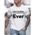 "I Have Too Many Guitars" Print Crew Neck Casual - Adult & Kids T-Shirts, Sweatshirts & Hoodies apparel design preview 1