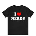 I Heart Nerds Love Funny Custom - Adult & Kids T-Shirts, Sweatshirts & Hoodies apparel design preview 1