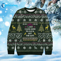 I Just Came Here To Eat & Get The Gift Ugly Christmas Sweater - Gift Idea product image
