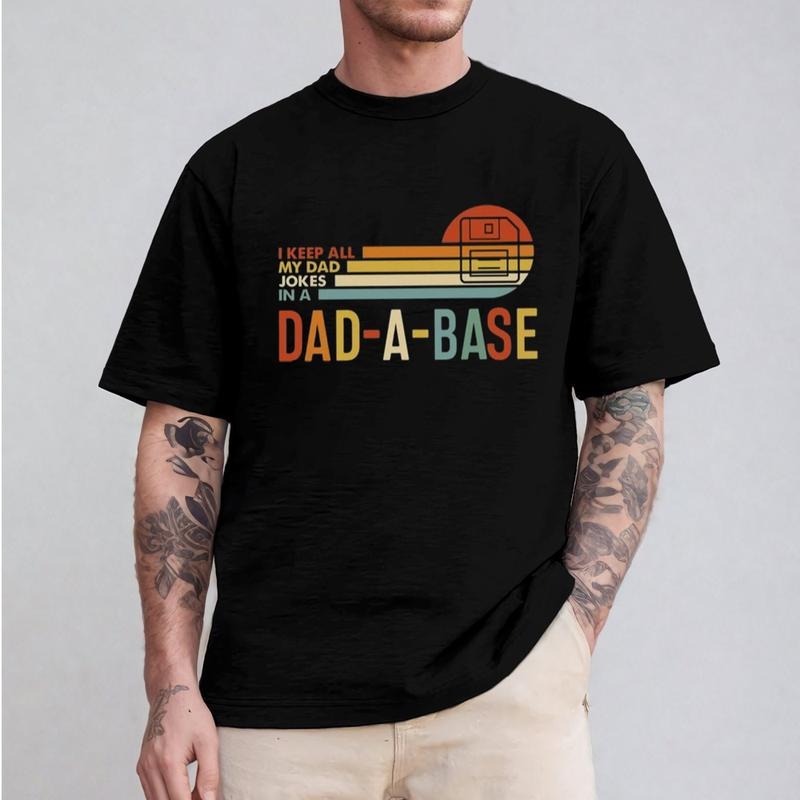 I Keep All My Dad Jokes Base Casual Crew Neck Short - Adult & Kids T-Shirts, Sweatshirts & Hoodies apparel design preview 1