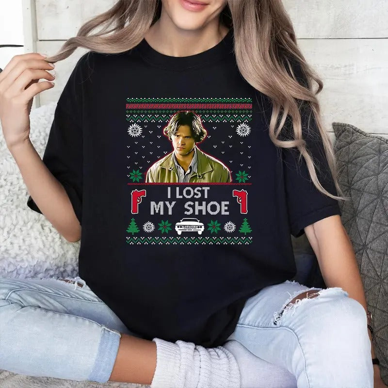 I Lost My Shoe Sam Supernatural Woman Man - Adult & Kids T-Shirts, Sweatshirts & Hoodies apparel design preview 1