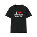 I Love Bryson Tiller Custom Him Her Menswear Cotton - Adult & Kids T-Shirts, Sweatshirts & Hoodies apparel design preview 1