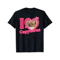 "I Love Capybaras" Casual Short Sleeve Crew Neck - Adult & Kids T-Shirts, Sweatshirts & Hoodies apparel design preview 1