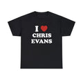 I Love Chris Evans Menswear - Adult & Kids T-Shirts, Sweatshirts & Hoodies apparel design preview 1