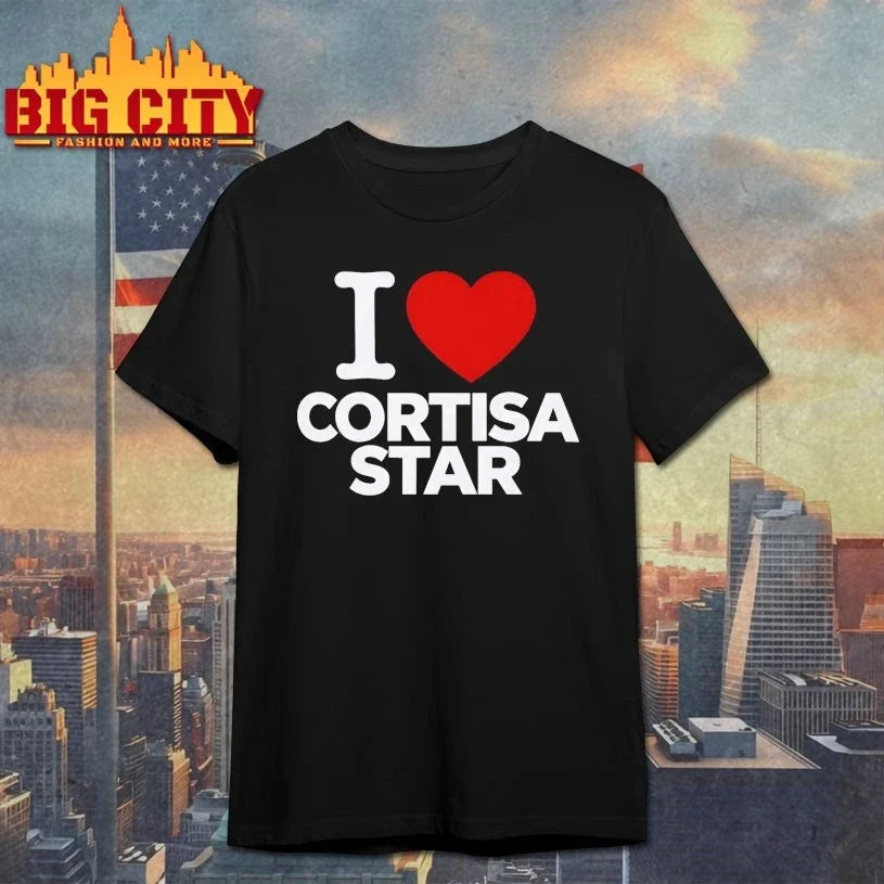 I Love Cortisa Star - Adult & Kids T-Shirts, Sweatshirts & Hoodies apparel design preview 1